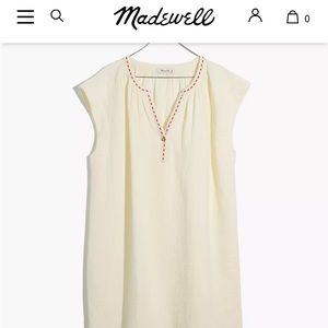 NWT Madewell cover-up tunic